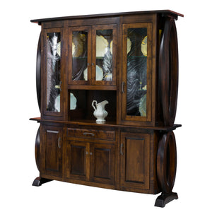 Saratoga - Amish Handcrafted 4 Door Dining Hutch