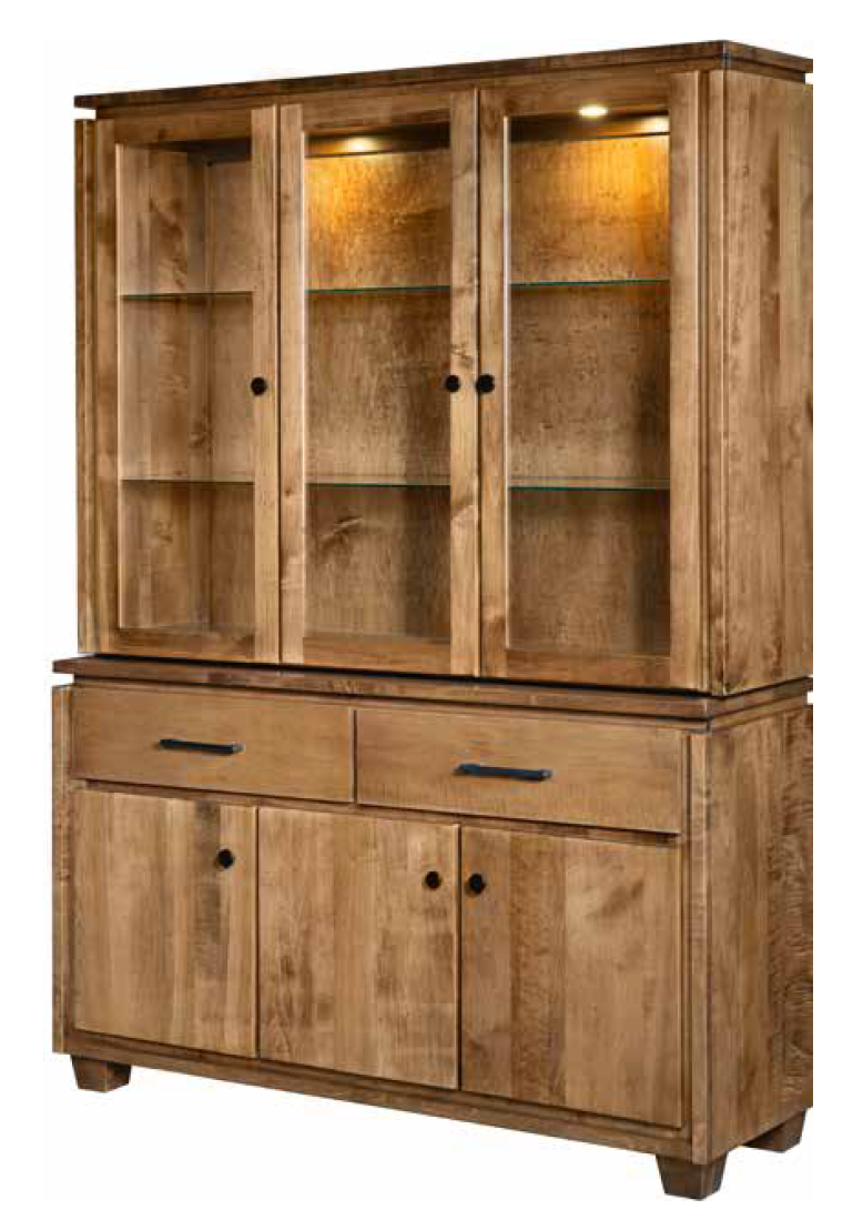 Douglas- Amish Solid Wood Dining Hutch