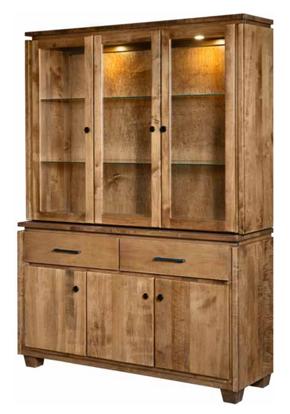 Douglas- Amish Solid Wood Dining Hutch
