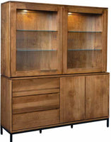 Windsor- Amish Handcrafted Dining Hutch