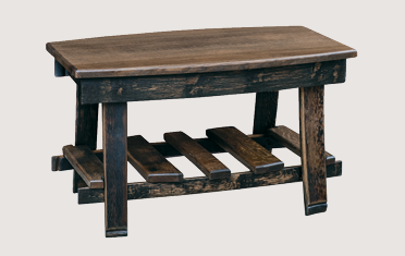 Cooperage - Amish Handcrafted Oval Coffee Table