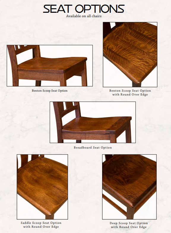 Marshall - Amish Handcrafted Solid Wood Dining Chair