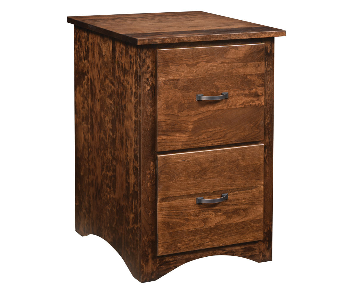 Shaker- Amish Handcrafted Two Drawer File Cabinet