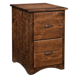 Shaker- Amish Handcrafted Two Drawer File Cabinet