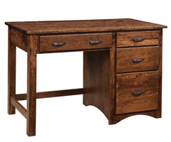 Shaker - Amish Handcrafted Single Pedestal Desk With Optional Hutch