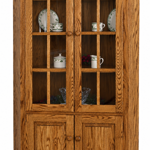 Shaker - Amish Solid Wood Corner Cabinet