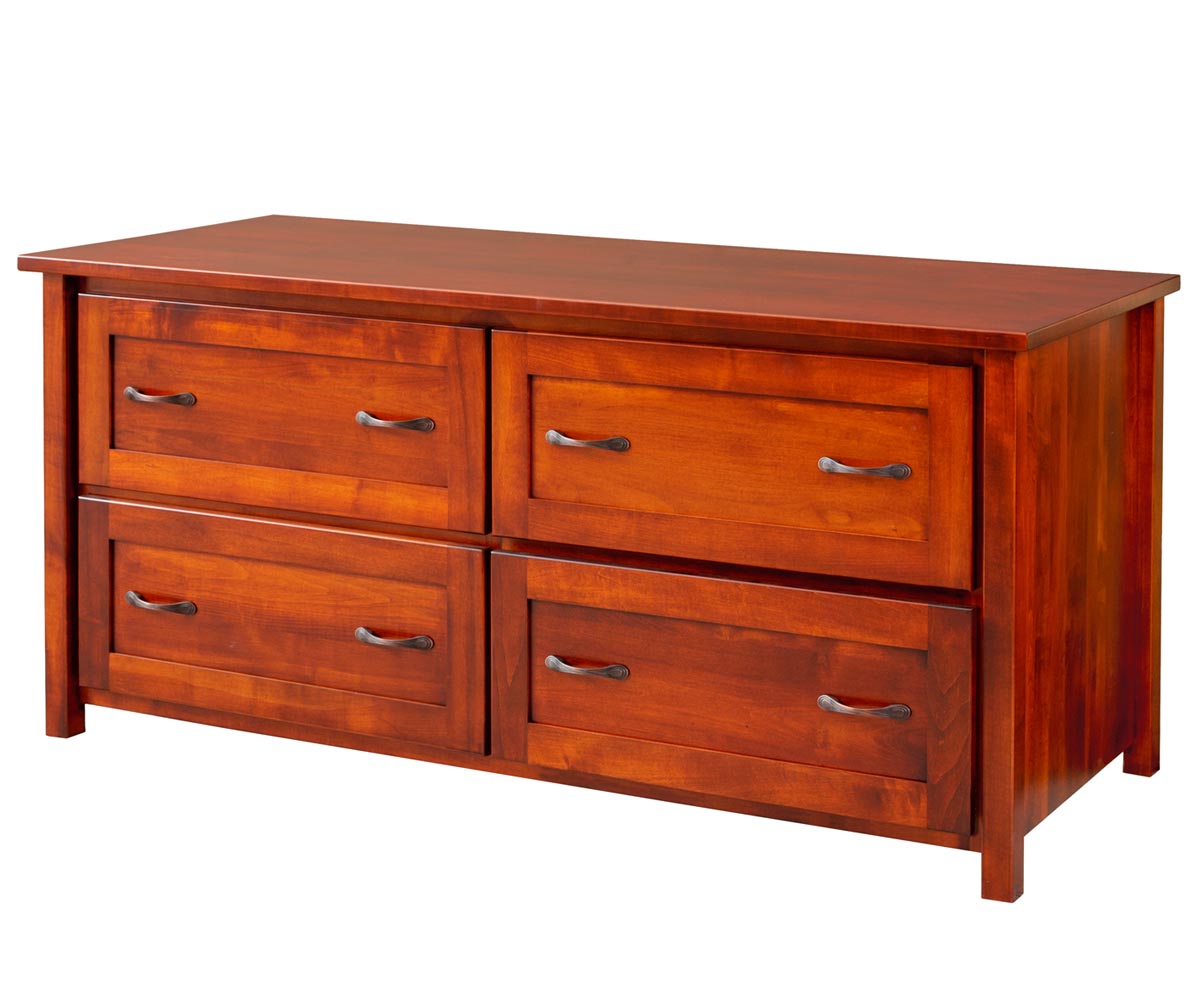 Shelton - Amish Hardwood Double Lateral File Cabinet