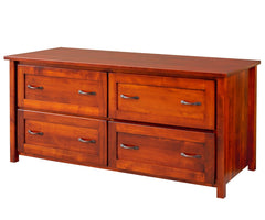 Shelton - Amish Hardwood Double Lateral File Cabinet