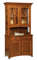 Shenandoah - Amish Handcrafted 2 Door Dining Hutch