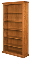 Siloam- Amish Handcrafted Open Bookcase/ Quick Ship