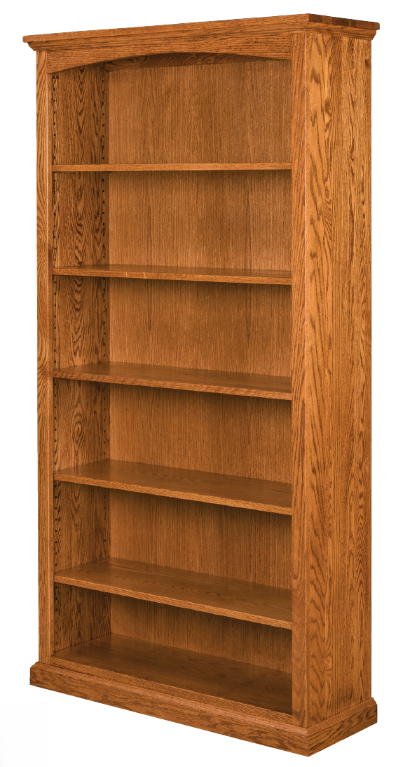 Siloam- Amish Handcrafted Open Bookcase/ Quick Ship