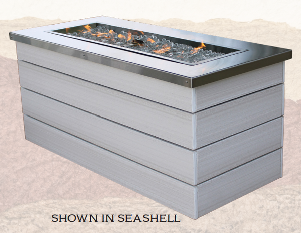 Silver Bay Poly Outdoor Firepit (Available in 2 Sizes)