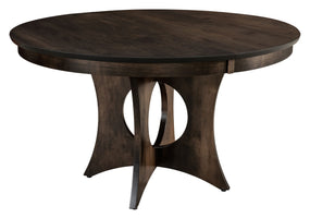 Silverton Pedestal - Handcrafted Solid Top or Extension Dining Table