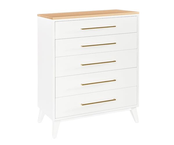 Sofi - Amish Handcrafted 5 Drawer Chest Dresser