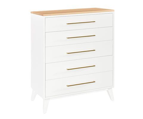 Sofi - Amish Handcrafted 5 Drawer Chest Dresser