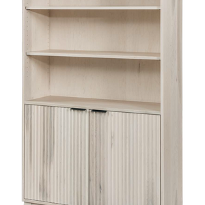 Sofi- Amish Handcrafted Bookcase With Fluted Doors