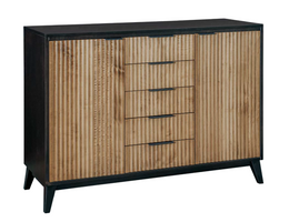 Sofi- Amish Handcrafted Fluted Sideboard Cabinet