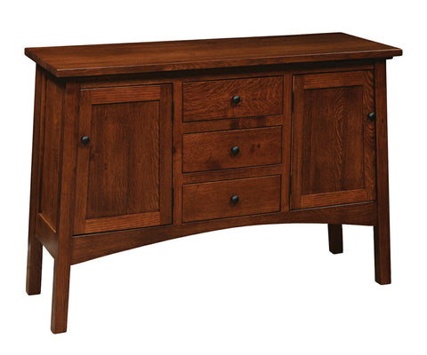 Spring Mill - Handcrafted Server Cabinet With Silverware Drawer