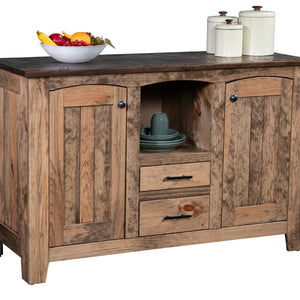 Sweet Water - Amish Handcrafted Buffet Cabinet With 2 Drawers
