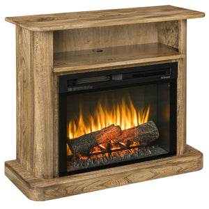 Syracuse - Amish Handcrafted Electric Fireplace TV Stand