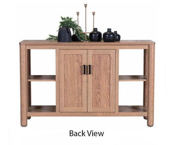 Ellianna- Amish Handcrafted Open Sideboard Cabinet / Quick Ship