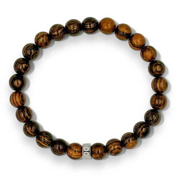 Cascade - Tiger Skin Brown Bocote Wood Bracelet
