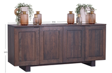 Tolleson - Amish Handcrafted Sideboard Cabinet / Quick Ship