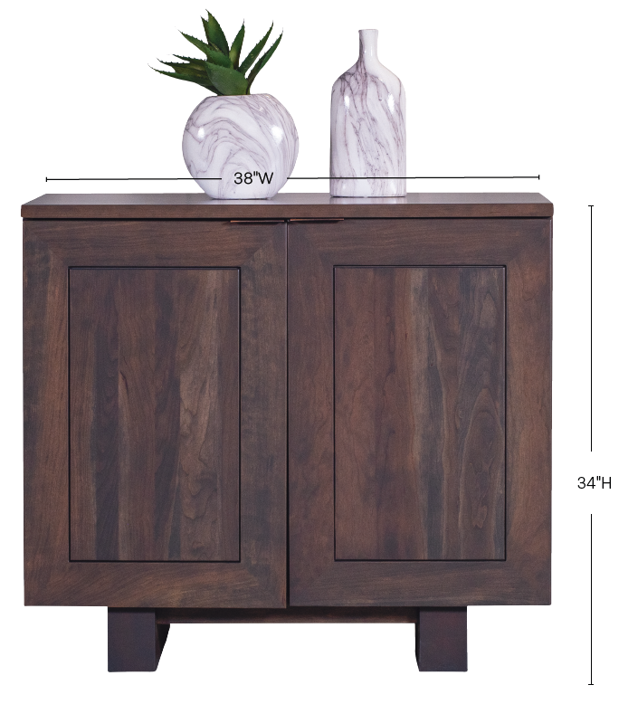 Tolleson - Amish Handcrafted Small Sideboard Cabinet / Quick Ship