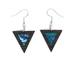 TriangleEarrings-Green