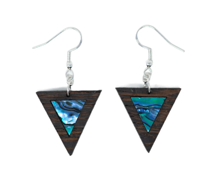 TriangleEarrings-Green