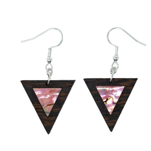 TriangleEarrings-Pink