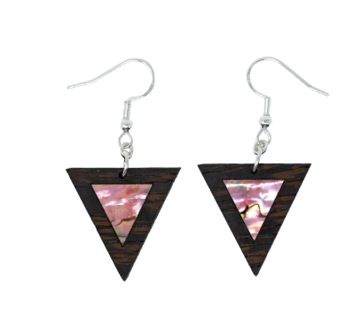 TriangleEarrings-Pink