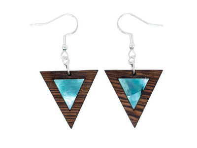 TriangleEarrings-Turquoise