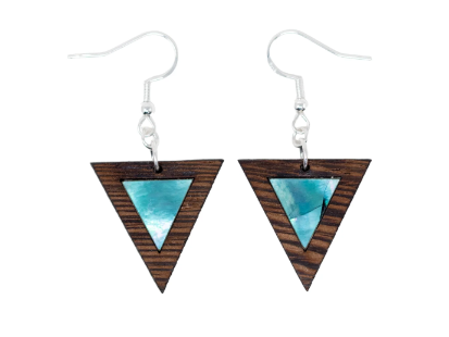TriangleEarrings-Turquoise