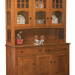 Tribecca - Amish Handcrafted 3 Door Dining Hutch