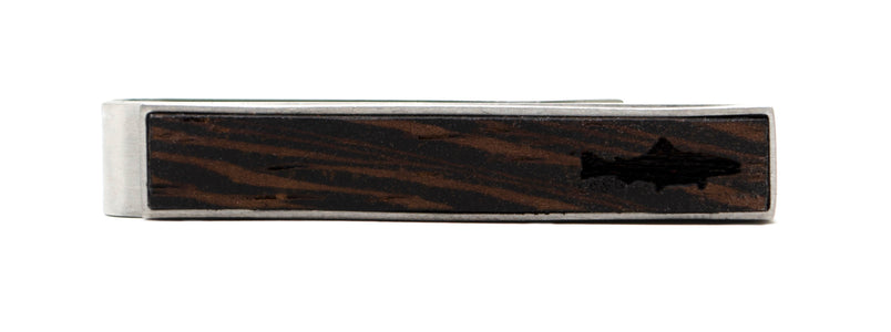 Trout Tie Bar - Wenge Wood