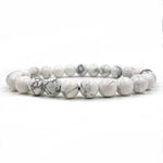 Union - White How Lite Gemstone Beaded Bracelet