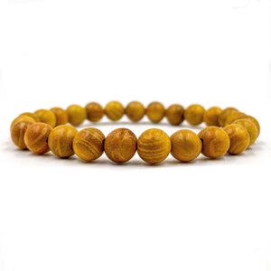 Union - Yellow Sandalwood Mala Beaded Bracelet