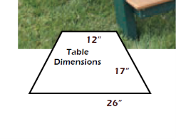 Classic - 20" Outdoor Counter Tete-A-Tete Chair Set With Removeable Center Table