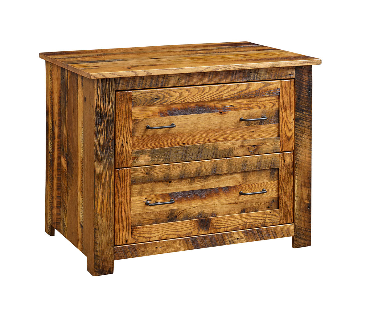 Urban Lodge - Amish Hardwood 2 Drawer Lateral File Cabinet