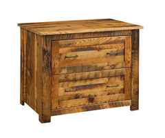 Urban Lodge - Amish Hardwood 2 Drawer Lateral File Cabinet