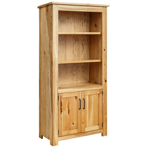 Urban Lodge - Amish Hardwood 6' Bookcase With Lower Doors