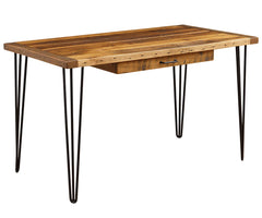 Urban Lodge - Amish Hardwood Writing Desk With Hairpin Legs
