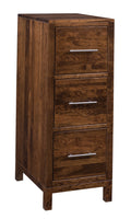 Vienna - Amish Mid Century Modern 3-Drawer File Cabinet