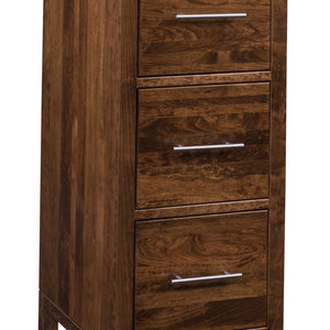 Vienna - Amish Mid Century Modern 3-Drawer File Cabinet
