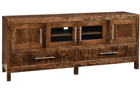 Vienna - Amish Mid Century Modern TV Console - 70"