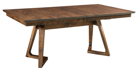 Venice Trestle - Handcrafted Solid Top or Extension Dining Table