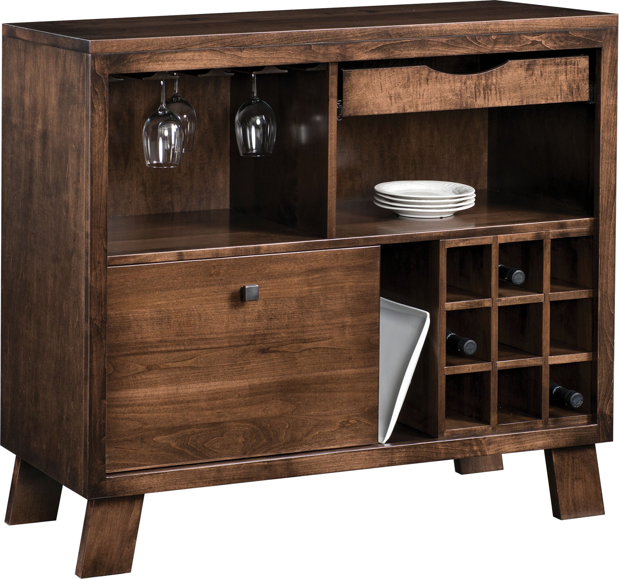 Victoria - Amish Handcrafted Wine Cabinet