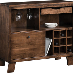 Victoria - Amish Handcrafted Wine Cabinet