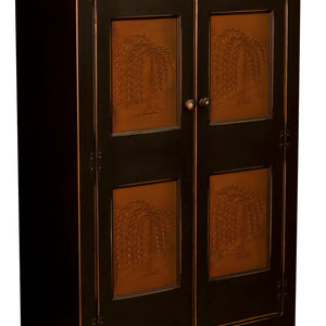 Vintage Pine- Amish Handcrafted Jelly Cupboard Cabinet
